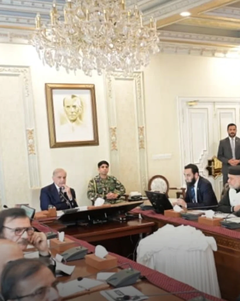 Meeting with military and government officials.